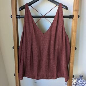 Chelsea28 Red Sleeveless Camisole - Size XL